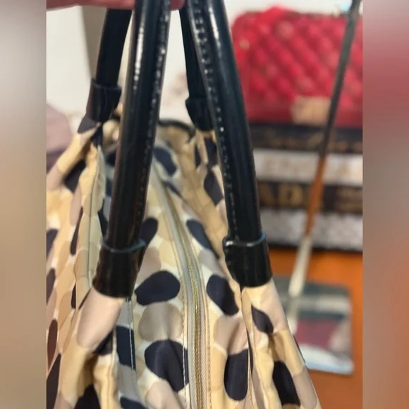 Kate Spade Black and Cream Polka Dot Shoulder Bag - Picture 6 of 12